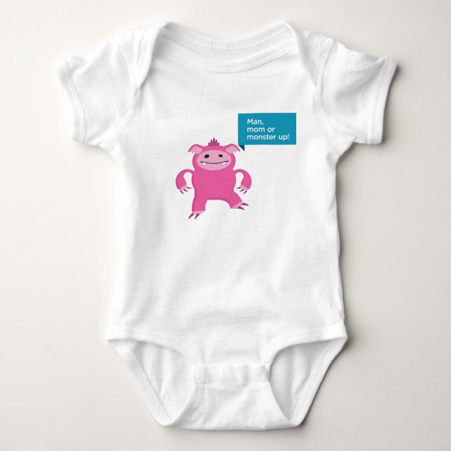 Chupacabra Baby Bodysuit (Front)