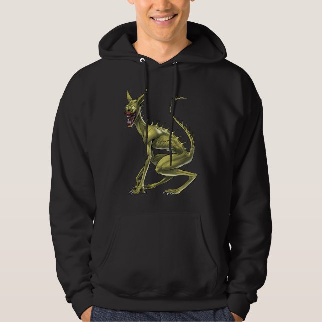 Chupacabra Cryptid Beast Hoodie (Front)