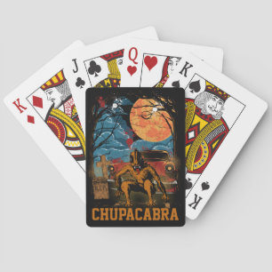 Chupacabra Cryptid Creature Customisable Text Playing Cards