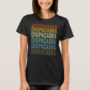 Chupacabra Cryptid Cryptozoology Retro T-Shirt
