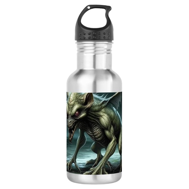 Chupacabra - Cryptid Monsters or Animals 710 Ml Water Bottle (Front)