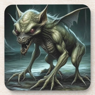 Chupacabra - Cryptid Monsters or Animals Coaster