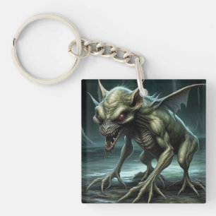 Chupacabra - Cryptid Monsters or Animals Key Ring