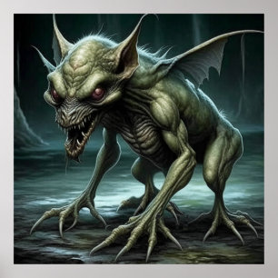 Chupacabra - Cryptid Monsters or Animals Poster