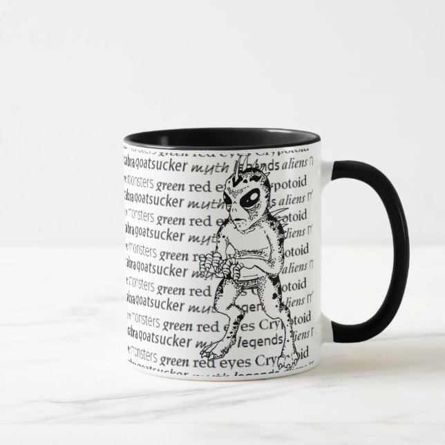 Chupacabra Cryptozoology Coffee Mug (Right)