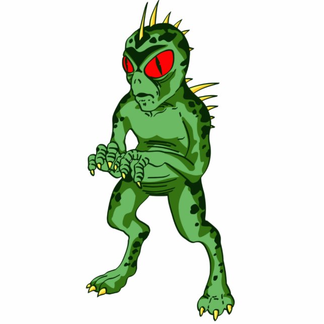 Chupacabra Cutout Magnet/Sculpture Standing Photo Sculpture (Front)