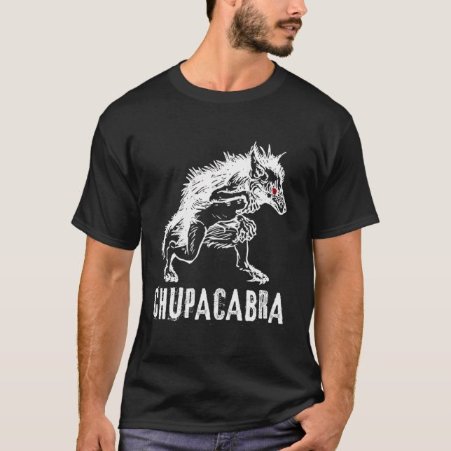 Chupacabra Folklore Cryptid Monster T-Shirt (Front)