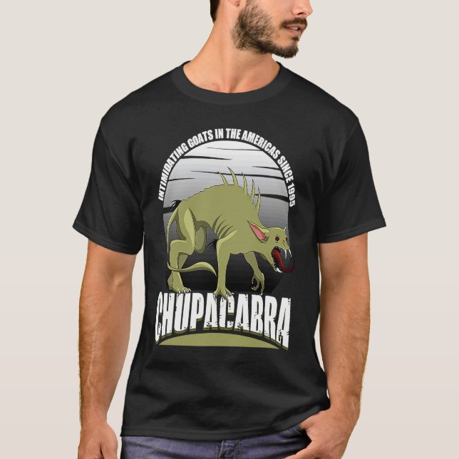 Chupacabra Intimidating Goats In The Americas Sinc T-Shirt (Front)