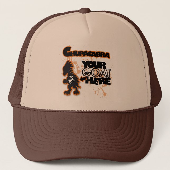 Chupacabra Trucker Hat (Front)