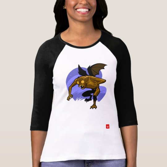 CHUPACABRA Women's 3/4 Sleeve Jersey T-Shirt