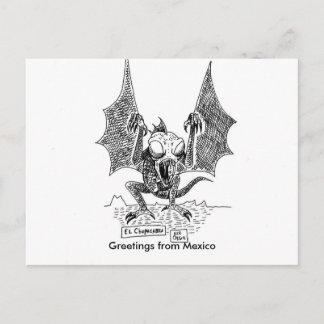 Chupacabra's Greetings from Mexico Postcard