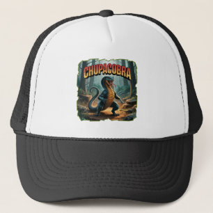 Chupacobra Illustration – Chupacabra Cobra Scary Trucker Hat