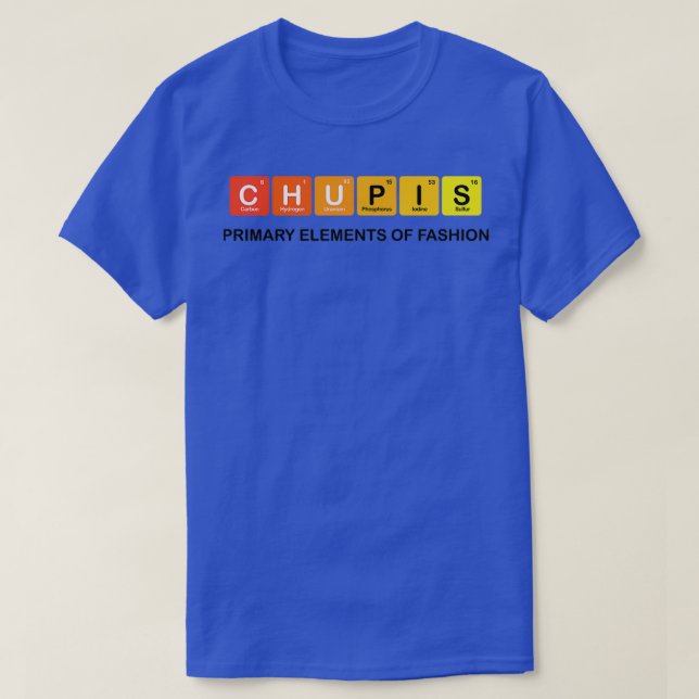 Chupis red elements black lettering T-Shirt (Design Front)