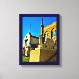 Church and Mosque Canvas Print