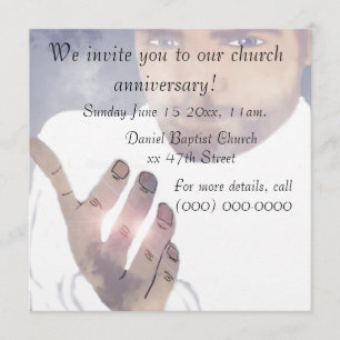 Church anniversary Invitation