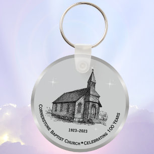 Church Anniversary Souvenir Party Favours Key Ring