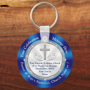 Church Anniversary Souvenirs for Church Members Key Ring