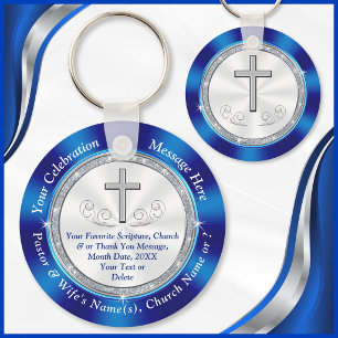Church Anniversary Souvenirs for Church Members Key Ring