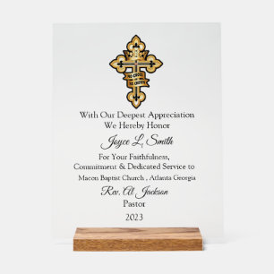 Church Appreciation Acrylic Sign