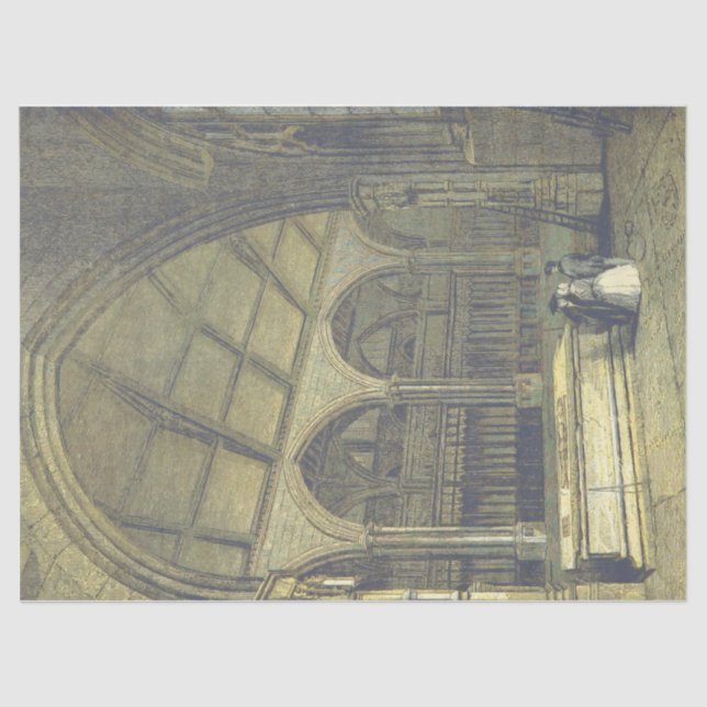 Church Arches Architecture Tissue Paper (Front)