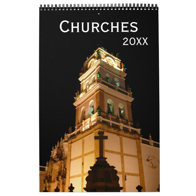 church architecture calendar (Cover)