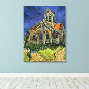 Church at Auvers-sur-Oise by Vincent van Gogh Canvas Print