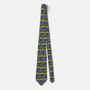 Church at Auvers-sur-Oise by Vincent van Gogh Tie