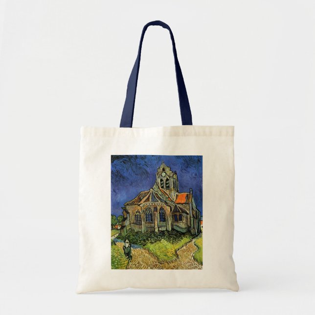 Church at Auvers-sur-Oise by Vincent van Gogh Tote Bag (Front)