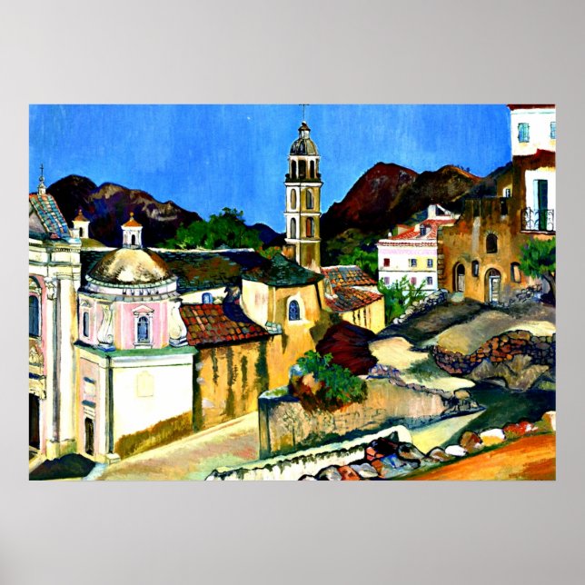 Church at Belgodere, Corsica Poster (Front)
