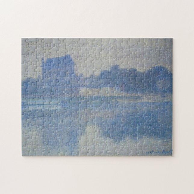 Church at Vernon in the Fog Monet Fine Art Jigsaw Puzzle (Horizontal)