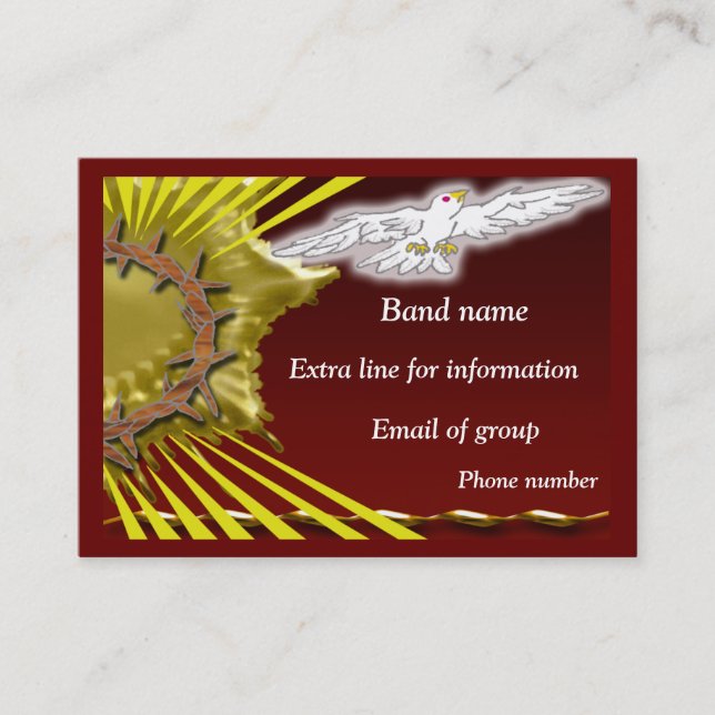 Church Band Business Card (Front)