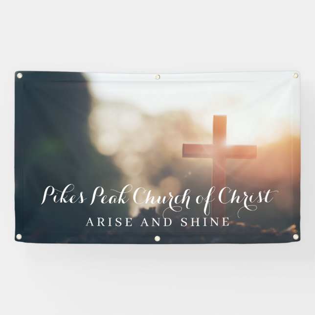 Church Banner | Arise & Shine (Horizontal)