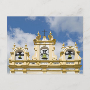 Church bell tower in mountain village of Zahara Postcard