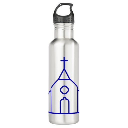 Image of Church Building 710 Ml Water Bottle