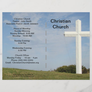 Church Bulletin Customisable Flyer