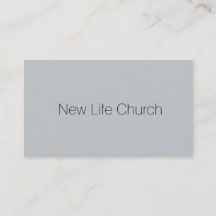 church business card