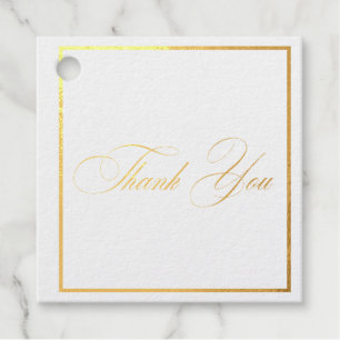 Church Calligraphy Wedding Favour Tags