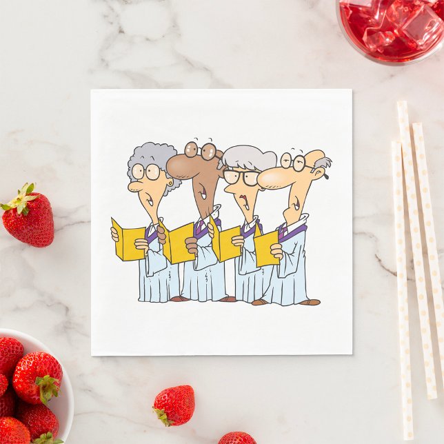 Church Choir Singing Napkins (Creator Uploaded)