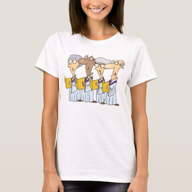 Church Choir Singing T-Shirt (Front)