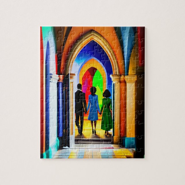 "Church" Christian Art Puzzle (Vertical)