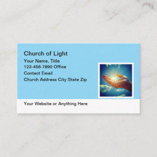 Church Christian Business Cards 