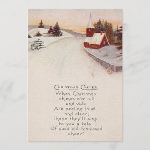 Church Christian Snow Winter Invitation