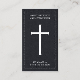 Church Cross Business Cards