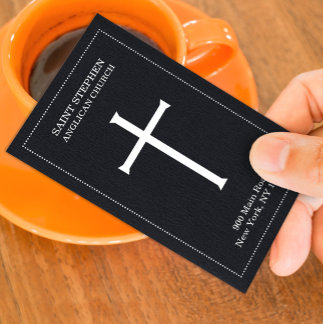 Church Cross Business Cards