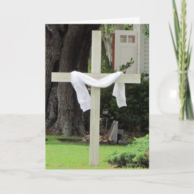Church / Cross Condolence Card (Front)