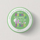 Church Easter Buttons - No Bunny But Jesus