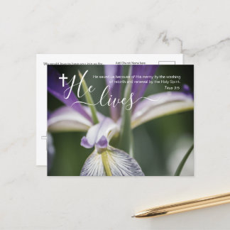 Church Easter Invitation Postcard