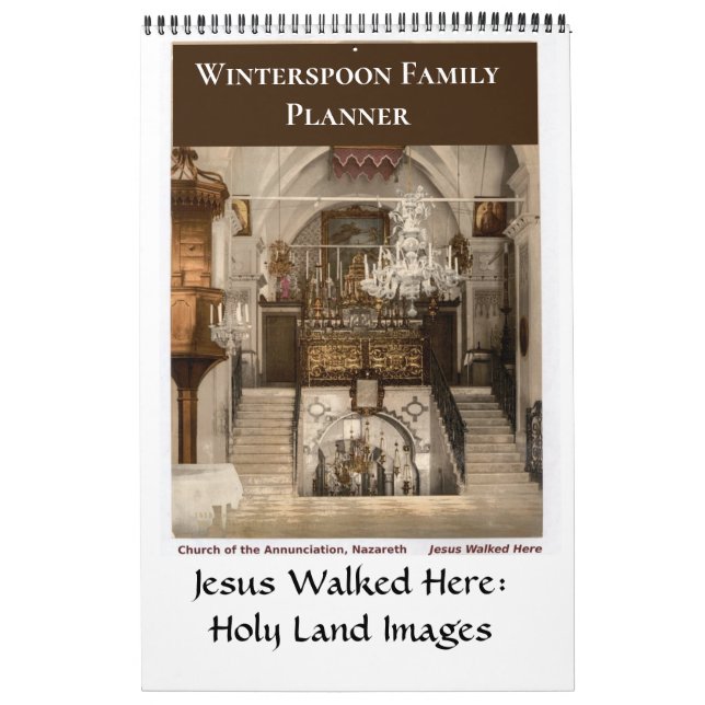 Church Family Holy Land Planner Calendar (Cover)