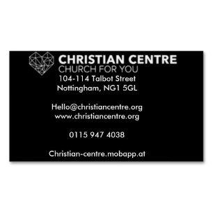 Church for You Magnetic Business Card