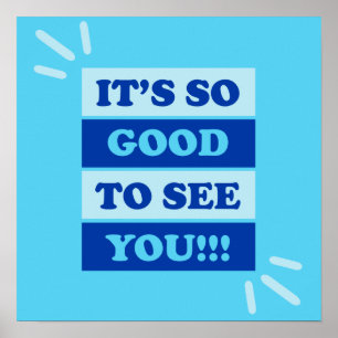 Church Greeting Sign - Good to see you
